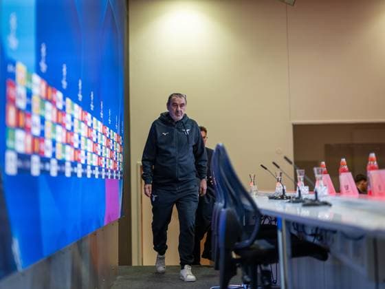Maurizio Sarri (Lazio Rome, Head-Coach), GER, FC Bayern Muenchen (FCB) vs. Lazio Rome (SSL), Fussball, UEFA Champions League, Achtelfinal Rueckspiel, Saison 2023 2024, 05.03.2024, DFB DFL regulations prohibit any use of photographs as image sequences and or quasi-video., GER, FC Bayern Muenchen (FCB) vs. Lazio Rome (SSL), Fussball, UEFA Champions League, Achtelfinal Rueckspiel, Saison 2023 2024, 05.03.2024 Muenchen Copyright: xEibner-Pressefoto SaschaxWaltherx EP_EER