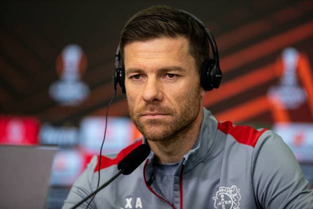 Bayer 04 Leverkusen Pressekonferenz; 06.03.2024 Xabi Alonso (Trainer Bayer 04 Leverkusen) Bayer 04 Leverkusen Pressekonferenz; 06.03.2024 Copyright: xBEAUTIFULxSPORTS Buriakovx