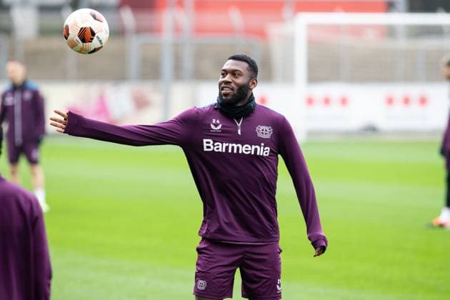 Bayer 04 Leverkusen; Training ; 06.03.2024 Timothy Fosu-Mensah (Bayer 04 Leverkusen, 24) Bayer 04 Leverkusen; Training ; 06.03.2024 Copyright: xBEAUTIFULxSPORTS Buriakovx