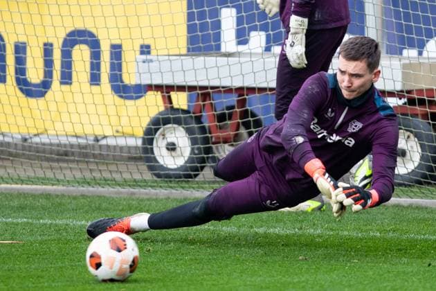 Bayer 04 Leverkusen; Training ; 06.03.2024 Matej Kovar (Bayer 04 Leverkusen, 17) Bayer 04 Leverkusen; Training ; 06.03.2024 Copyright: xBEAUTIFULxSPORTS Buriakovx