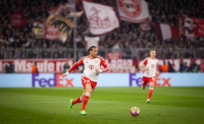 Munic Germany. 05th Mar 2024. Leroy Sane (Muenchen) FC Bayern München - Lazio Rom 05.03.2024