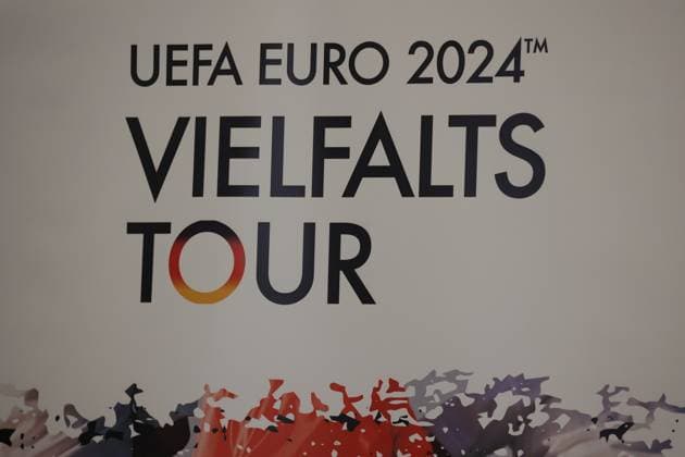 Deutschland, Berlin, 100-Tage Countdown Event zur UEFA EURO, EM, Europameisterschaft,Fussball 2024