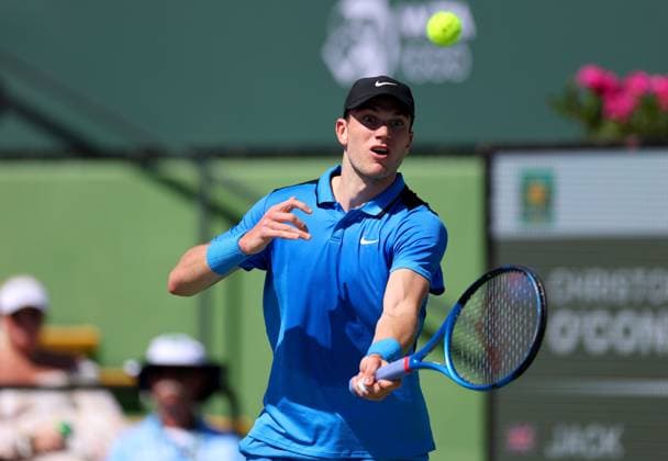 Jack Draper of Great Britain in action BNP Paribas Open, Tennis, Day 1, Indian Wells Tennis Garden, California, USA - 06 Mar 2024  Copyright: xEllaxLing Shutterstockx 14378714a