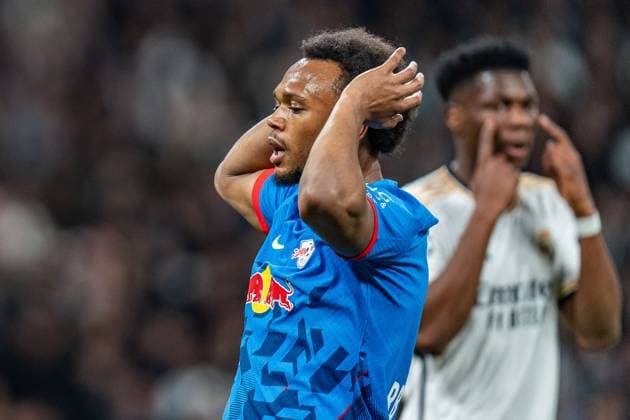Lois Openda (RB Leipzig, 17) Real Madrid vs. RB Leipzig, Fussball, UEFA Champions League, Achtelfinale, 06.03.2024 Real Madrid vs. RB Leipzig, Fussball, UEFA Champions League, Achtelfinale, 06.03.2024 Madrid Copyright: xEibner-Pressefoto BahhoxKarax EP_BKA