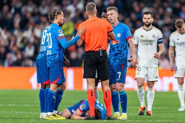 Real Madrid vs. RB Leipzig, Fussball, UEFA Champions League, Achtelfinale, 06.03.2024 Real Madrid vs. RB Leipzig, Fussball, UEFA Champions League, Achtelfinale, 06.03.2024 Madrid Copyright: xEibner-Pressefoto BahhoxKarax EP_BKA