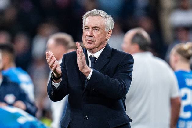 Carlo Ancelotti (Real Madrid, Chef-Trainer) Real Madrid vs. RB Leipzig, Fussball, UEFA Champions League, Achtelfinale, 06.03.2024 Real Madrid vs. RB Leipzig, Fussball, UEFA Champions League, Achtelfinale, 06.03.2024 Madrid Copyright: xEibner-Pressefoto BahhoxKarax EP_BKA