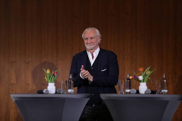 Berlin, Deutschland, 06.03.2024: Bundesinnenministerium: 100-Tage-Countdown-Event zur Fußball-Europameisterschaft 2024: Rudi Völler wirbt für die Fußball-EM Copyright: xdtsxNachrichtenagenturx dts_32323