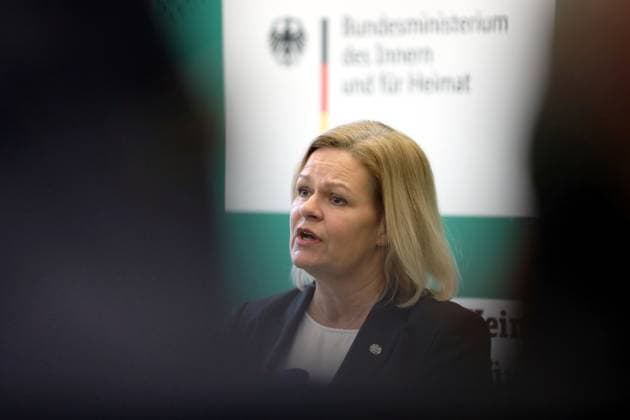 Berlin, Deutschland, 06.03.2024: Bundesinnenministerium: 100-Tage-Countdown-Event zur Fußball-Europameisterschaft 2024: Nancy Faeser Copyright: xdtsxNachrichtenagenturx dts_32276