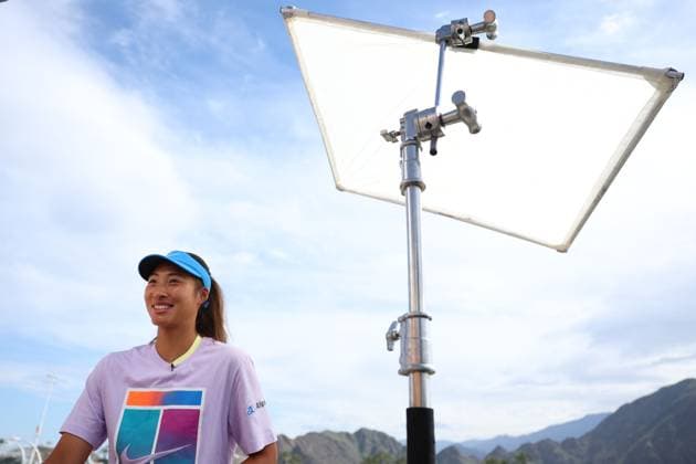 Qinwen Zheng (Chi) TENNIS : Indian Wells 2024 - 06 03 2024 AntoineCouvercelle Panoramic 