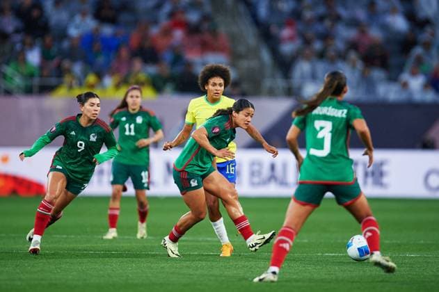 RECORD DATE NOT STATED Concacaf W Gold Cup 2024 Brazil vs Mexico Rebeca bernal of mexico during the Semifinals match between Brazil and Mexico (Mexican national team, Nationalteam as part of the Concacaf Womens Gold Cup 2024, at Snapdragon Stadium on March 06, 2024 in San Diego, California, United States. SAN DIEGO CALIFORNIA UNITED STATES  Copyright: xJorgexMartinezx 20240306194607_CWGC_2024_SF_BRA_MEX_BERNAL229