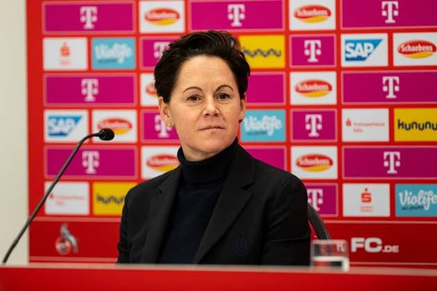 1. FC Köln, Pressekonferenz; 07.03.2024 Nicole Bender-Rummler (Bereichsleiterin Frauen- und Mädchenfußball) 1. FC Köln, Pressekonferenz; 07.03.2024 Copyright: xBEAUTIFULxSPORTS Buriakovx