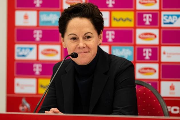 1. FC Köln, Pressekonferenz; 07.03.2024 Nicole Bender-Rummler (Bereichsleiterin Frauen- und Mädchenfußball) 1. FC Köln, Pressekonferenz; 07.03.2024 Copyright: xBEAUTIFULxSPORTS Buriakovx
