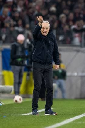 UEFA Europa League: SC Freiburg - West Ham United; 07.03.2024 Christian Streich (Trainer SC Freiburg) gestikuliert UEFA Europa League: SC Freiburg - West Ham United, Freiburg, Europa Park Stadion am 07.03.2024 Copyright: xBEAUTIFULxSPORTS Wunderlx