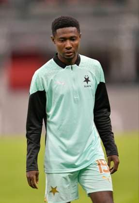 AC Milan v Slavia Prague, UEFA Europa League, Milano, Italy Milano, Italy. 07th, March 2024. Oscar Dorley (19) of Slavia Prague seen warming up before the UEFA Europa League match between AC Milan and Slavia Prague at San Siro in Milano. Milano Italy  Copyright: xGonzalesxPhoto TommasoxFimianox