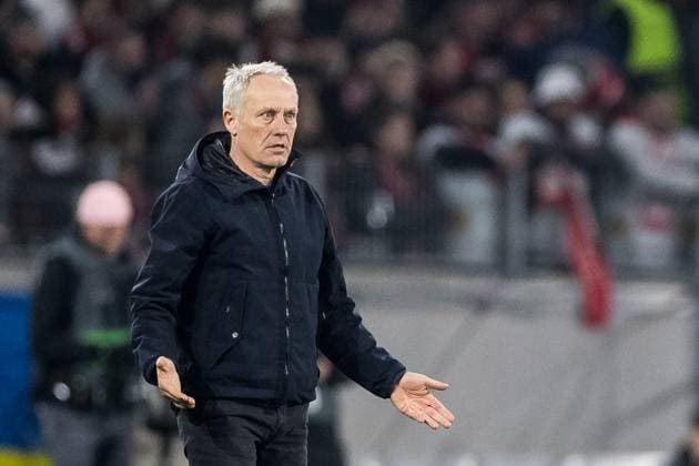 UEFA Europa League: SC Freiburg - West Ham United; 07.03.2024 Christian Streich (Trainer SC Freiburg) gestikuliert UEFA Europa League: SC Freiburg - West Ham United, Freiburg, Europa Park Stadion am 07.03.2024 Copyright: xBEAUTIFULxSPORTS Wunderlx