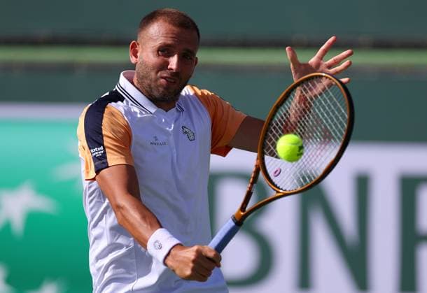 Dan Evans of GBR in action BNP Paribas Open, Tennis, Day 2, Indian Wells Tennis Garden, California, USA - 07 Mar 2024  Copyright: xEllaxLing Shutterstockx 14380630ag