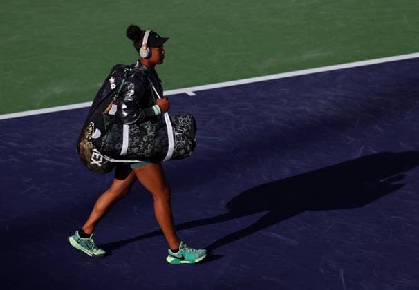 Naomi Osaka of Japan enters court BNP Paribas Open, Tennis, Day 2, Indian Wells Tennis Garden, California, USA - 07 Mar 2024  Copyright: xEllaxLing Shutterstockx 14380630aa