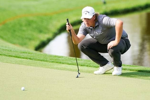March 7, 2024, Orlando, Florida, United States: Sami Valimaki lines up a putt on the 8th green during the first round of the 2024 Arnold Palmer Invitational presented by Mastercard at Bay Hill Club & Lodge. Orlando United States - ZUMAw109 20240307_fap_w109_018 Copyright: xDebbyxWongx