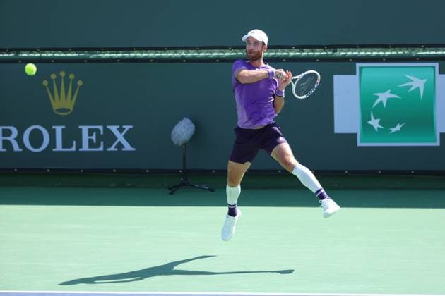 Constant Lestienne TENNIS : Indian Wells 2024 - 07 03 2024 AntoineCouvercelle Panoramic 