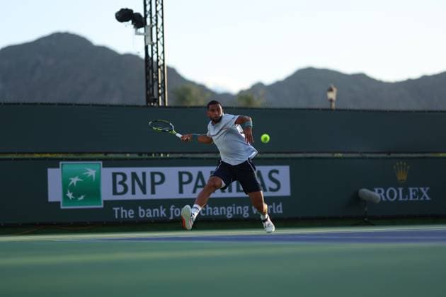 Arthur Fils (Fra) TENNIS : Indian Wells 2024 - 07 03 2024 AntoineCouvercelle Panoramic 