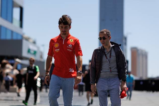 LECLERC Charles (mco), Scuderia Ferrari SF-24, portrait, TODT Nicolas (fra), Allroad Manager, portrait, during the Formula 1 STC Saudi Arabian Grand Prix 2024, 2nd round of the 2024 Formula One World Championship, WM, Weltmeisterschaft from March 7 to 9, 2024 on the Jeddah Corniche Circuit, in Jeddah, Saudi Arabia - F1 - SAUDI ARABIAN GRAND PRIX 2024 DPPI Panoramic  240308_R02_SAUDI__LF_0942
