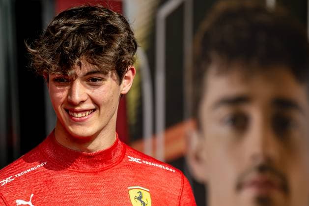 JEDDAH, SAUDI ARABIA: Oliver Bearman, The reserve driver for the Ferrari team, at the 2024 Formula 1 Saudi Arabian Grand Prix at the Jeddah Corniche Circuit in Jeddah, Saudi Arabia.