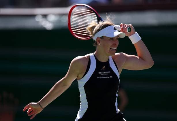Angelique Kerber of Germany in action BNP Paribas Open, Tennis, Day 3, Indian Wells Tennis Garden, California, USA - 08 Mar 2024  Copyright: xEllaxLing Shutterstockx 14381608z