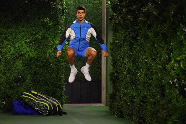 Carlos Alcaraz (Spa) TENNIS : Indian Wells 2024 - 08 03 2024 AntoineCouvercelle Panoramic 