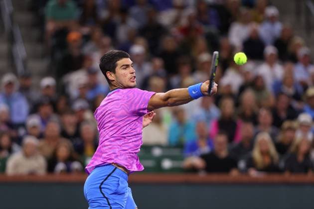Carlos Alcaraz (Spa) TENNIS : Indian Wells 2024 - 08 03 2024 AntoineCouvercelle Panoramic 