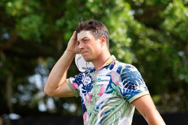 ORLANDO, FL - MARCH 08: PGA, Golf Herren golfer Viktor Hovland walks the 10th hole during the Arnold Palmer Invitational presented by MasterCard at the Arnold Palmer s Bay Hill Club & Lodge on March 8, 2024, in Orlando, Florida. (Photo by Brian Spurlock Icon Sportswire) GOLF: MAR 08 PGA Arnold Palmer Invitational presented by Mastercard EDITORIAL USE ONLY Icon240308124