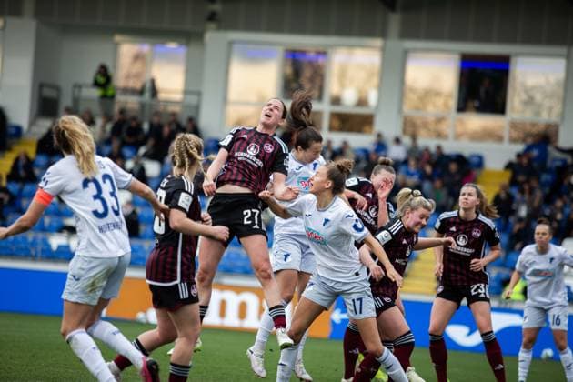 Google Pixel Frauen-Bundesliga match between TSG Hoffenheim against 1. FC Nuernberg in Dietmar-Hopp-Stadion Dana Roesiger Copyright: xDanaxRoesigerx dana_roesiger_sports_press_photo_182522