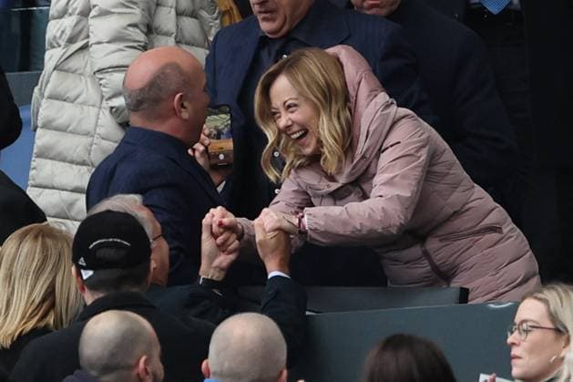 Sport Themen der Woche KW10 Sport Bilder des Tages GIORGIA MELONI AT GUINNESS SIX NATIONS 2024 - ITALY vs SCOTLAND at Olympic stadium in Rome Rome, Italy 09.03.2024: Prime Minister Giorgia Meloni attends the Guinness Six Nations 2024 tournament match between Italy and Scotland at Stadio Olimpico on March 09, 2024 in Rome, Italy. Rome italy Italy  Copyright: xIPAxSport ABACAx