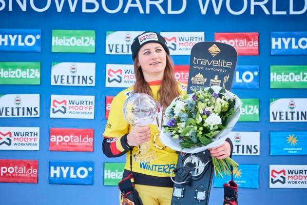 Bilder des Jahres 2024, Sport 03 März Sport Themen der Woche KW10 Sport Bilder des Tages Snowboard Parallel Slalom FIS Snowboard World Cup Winterberg 2024 am 09.03.2024, HOFMEISTER Ramona Theresia (GER) Winterberg Poppenberghang NRW Deutschland *** Snowboard Parallel Slalom FIS Snowboard World Cup Winterberg 2024 on 09 03 2024, HOFMEISTER Ramona Theresia GER Winterberg Poppenberghang NRW Germany