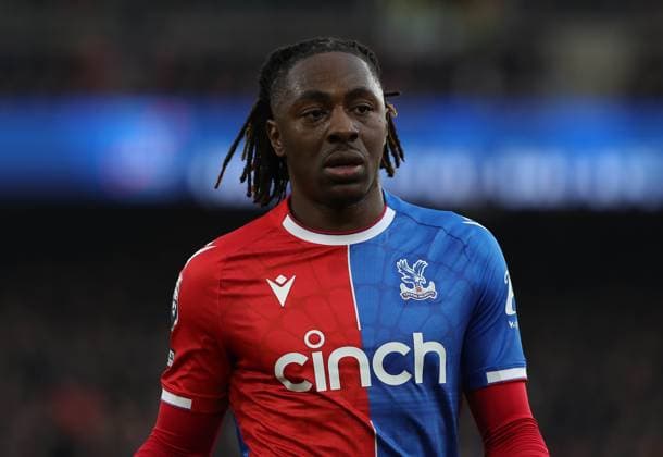 Eberechi Eze of Crystal Palace. - Crystal Palace v Luton Town, Premier League, Selhurst Park Stadium, Croydon, UK - 9th March 2024. Editorial Use Only - DataCo restrictions apply. Crystal Palace v Luton Town, Premier League, Football, Selhurst Park, London, UK - 09 Mar 2024 EDITORIAL USE ONLY No use with unauthorised audio, video, data, fixture lists, club league logos or live services. Online in-match use limited to 120 images, no video emulation. No use in betting, games or single club league player publications.  Copyright: xShutterstockx 14383130ad