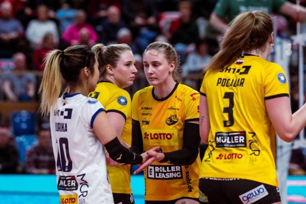 VBL Volleyball-Bundesliga; SC Potsdam - VfB Suhl LOTTO Thüringen; 09.03.2024 VBL Volleyball-Bundesliga; SC Potsdam - VfB Suhl LOTTO Thüringen; 09.03.2024 Copyright: xBEAUTIFULxSPORTS NicolxMarschallx