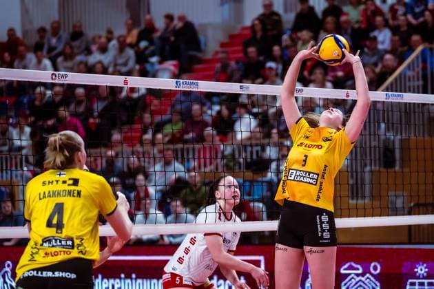 VBL Volleyball-Bundesliga; SC Potsdam - VfB Suhl LOTTO Thüringen; 09.03.2024 VBL Volleyball-Bundesliga; SC Potsdam - VfB Suhl LOTTO Thüringen; 09.03.2024 Copyright: xBEAUTIFULxSPORTS NicolxMarschallx
