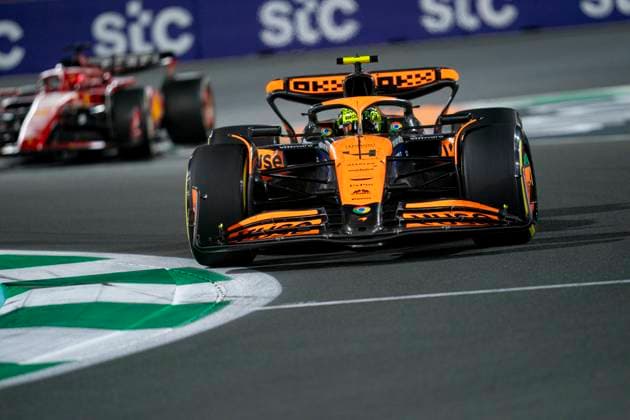 March 9, 2024, Jeddah, Saudi Arabia: British driver LANDO NORRIS (McLaren F1 Team) drives during the 2024 FIA Formula 1 Saudi Arabian Grand Prix at Jeddah Corniche Circuit in Jeddah, Saudi Arabia. Jeddah Saudi Arabia - ZUMAg147 20240309_fap_g147_031 Copyright: xJamesxGasperottix