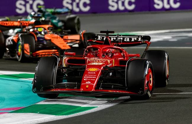 16 Charles Leclerc (MCO, Scuderia Ferrari), F1 Grand Prix of Saudi Arabia at Jeddah Corniche Circuit on March 9, 2024 in Jeddah, Saudi Arabia. (Photo by HOCH ZWEI) Jeddah Saudi Arabia