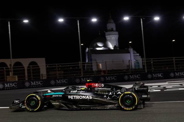 44 Lewis Hamilton (GBR, Mercedes-AMG Petronas F1 Team), F1 Grand Prix of Saudi Arabia at Jeddah Corniche Circuit on March 9, 2024 in Jeddah, Saudi Arabia. (Photo by HOCH ZWEI) Jeddah Saudi Arabia