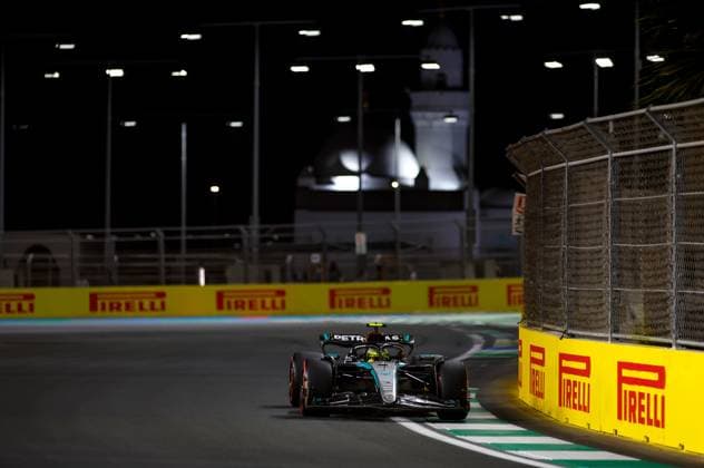 44 Lewis Hamilton (GBR, Mercedes-AMG Petronas F1 Team), F1 Grand Prix of Saudi Arabia at Jeddah Corniche Circuit on March 9, 2024 in Jeddah, Saudi Arabia. (Photo by HOCH ZWEI) Jeddah Saudi Arabia