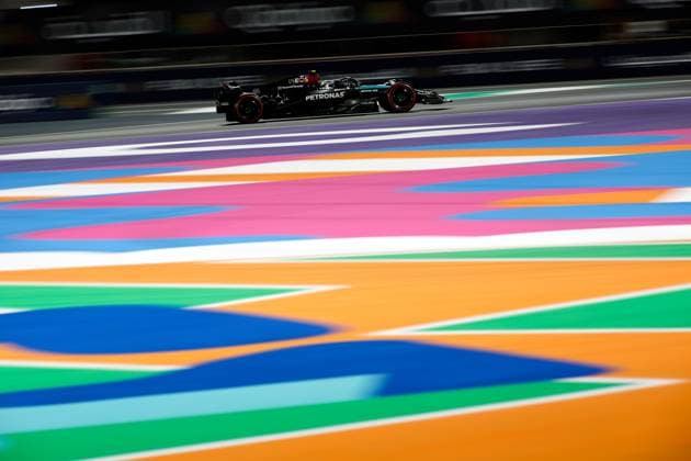 44 Lewis Hamilton (GBR, Mercedes-AMG Petronas F1 Team), F1 Grand Prix of Saudi Arabia at Jeddah Corniche Circuit on March 9, 2024 in Jeddah, Saudi Arabia. (Photo by HOCH ZWEI) Jeddah Saudi Arabia