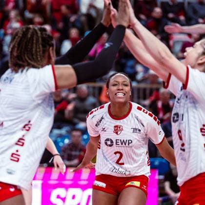 VBL Volleyball-Bundesliga; SC Potsdam - VfB Suhl LOTTO Thüringen; 09.03.2024 VBL Volleyball-Bundesliga; SC Potsdam - VfB Suhl LOTTO Thüringen; 09.03.2024 Copyright: xBEAUTIFULxSPORTS NicolxMarschallx