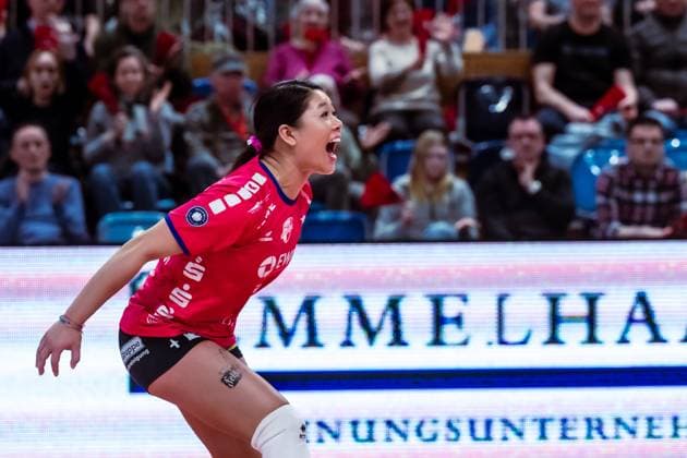 VBL Volleyball-Bundesliga; SC Potsdam - VfB Suhl LOTTO Thüringen; 09.03.2024 VBL Volleyball-Bundesliga; SC Potsdam - VfB Suhl LOTTO Thüringen; 09.03.2024 Copyright: xBEAUTIFULxSPORTS NicolxMarschallx