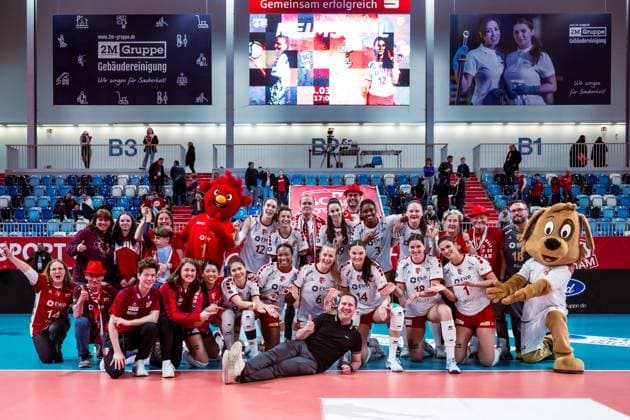 VBL Volleyball-Bundesliga; SC Potsdam - VfB Suhl LOTTO Thüringen; 09.03.2024 VBL Volleyball-Bundesliga; SC Potsdam - VfB Suhl LOTTO Thüringen; 09.03.2024 Copyright: xBEAUTIFULxSPORTS NicolxMarschallx