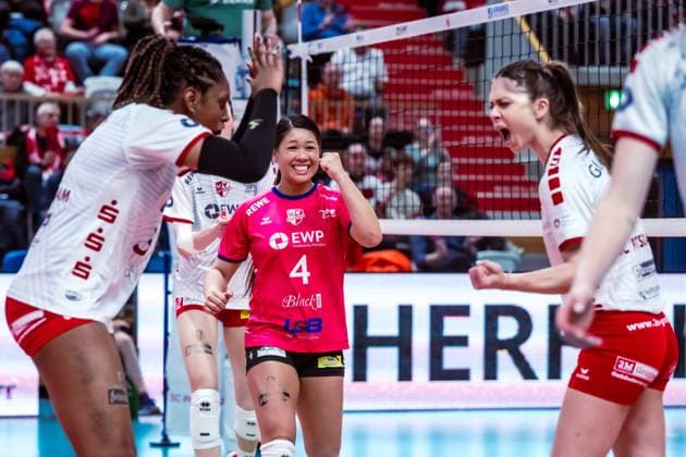VBL Volleyball-Bundesliga; SC Potsdam - VfB Suhl LOTTO Thüringen; 09.03.2024 VBL Volleyball-Bundesliga; SC Potsdam - VfB Suhl LOTTO Thüringen; 09.03.2024 Copyright: xBEAUTIFULxSPORTS NicolxMarschallx