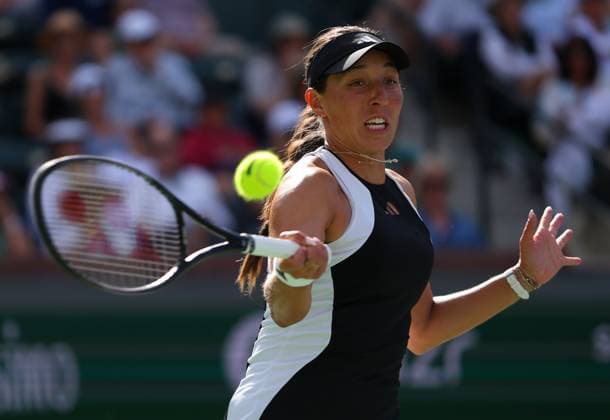 Jessica Pegula of USA in action BNP Paribas Open, Tennis, Day 4, Indian Wells Tennis Garden, California, USA - 09 Mar 2024  Copyright: xEllaxLing Shutterstockx 14381609ck