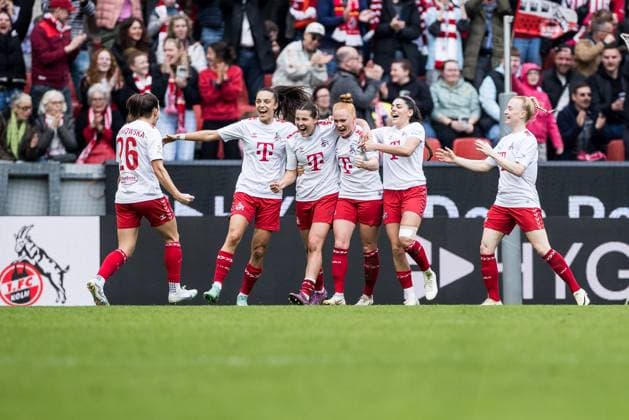 GOOGLE PIXEL Frauen Bundesliga: 1. FC Köln - SV Werder Bremen; 10.03.2024 Jubel zum 2:1 durch Carlotta Wamser (1. FC Köln, 30) GOOGLE PIXEL Frauen Bundesliga: 1. FC Köln - SV Werder Bremen, Köln, RheinEnergieStadion am 10.03.2024 DFB REGULATIONS PROHIBIT ANY USE OF PHOTOGRAPHS AS IMAGE SEQUENCES AND OR QUASI-VIDEO. Copyright: xBEAUTIFULxSPORTS Wunderlx