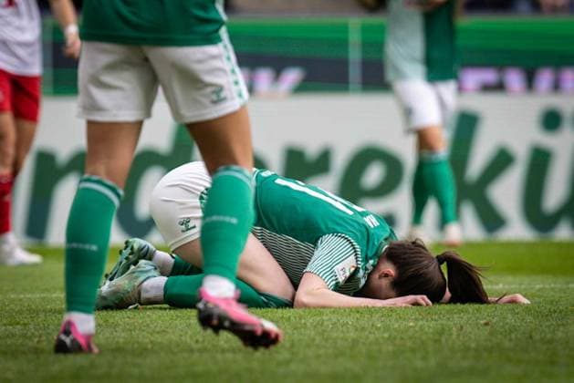 GOOGLE PIXEL Frauen Bundesliga: 1. FC Köln - SV Werder Bremen; 10.03.2024 Chiara Hahn (SV Werder Bremen, 21); GOOGLE PIXEL Frauen Bundesliga: 1. FC Köln - SV Werder Bremen; 10.03.2024, 15. Spieltag, am 10.03.2024 im RheinEnergie-Stadion in Köln. DFL REGULATIONS PROHIBIT ANY USE OF PHOTOGRAPHS AS IMAGE SEQUENCES AND OR QUASI-VIDEO. Copyright: xBEAUTIFULxSPORTS LeahxKohringx