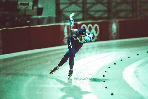 1992 Winter Olympics Speed skating, Eisschnelllauf Yelena Lapuga (EUN) competing in the Women s 1500m at the 1992 Olympic Winter games, Winterspiele,Spiele, Summer games Albertville L anneau de vitesse France Copyright: xDuomo PCNx OL92N1 SP0012