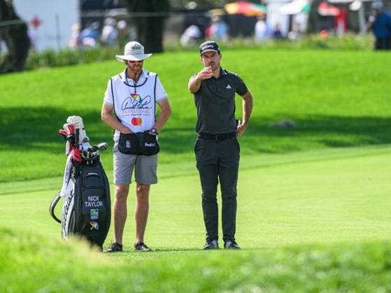 March 10, 2024: Nick Taylor of Canada tosses a piece of grass in the air on 1 fairway during final round of the Arnold Palmer Invitational presented by Mastercard held at Arnold Palmer s Bay Hill Club & Lodge in Orlando, FL. Romeo T Guzman CSM. Orlando USA - ZUMAcg2_ 20240310_faf_cg2_005 Copyright: xRomeoxGuzmanx